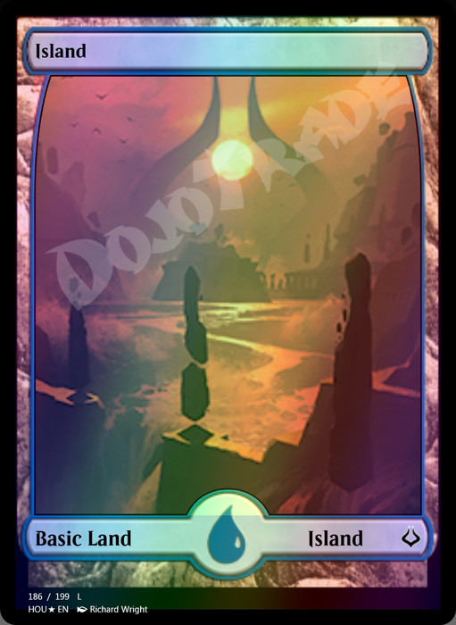 Island (#186 Full Art) FOIL