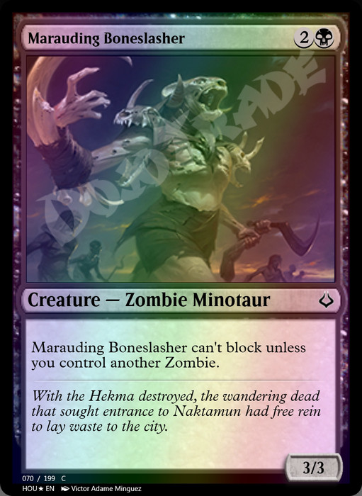 Marauding Boneslasher FOIL