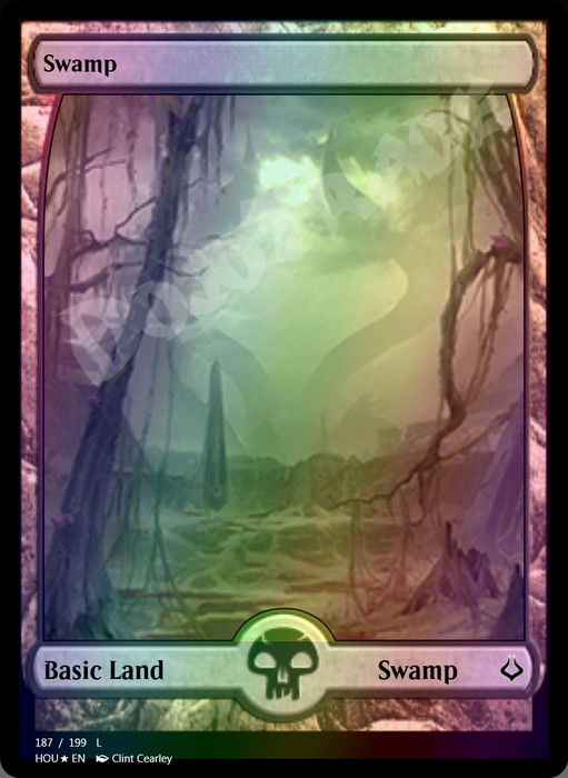 Swamp (#187 Full Art) FOIL