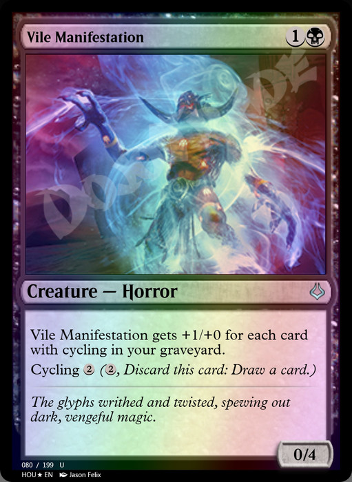 Vile Manifestation FOIL