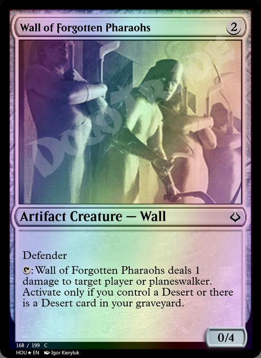 Wall of Forgotten Pharaohs FOIL