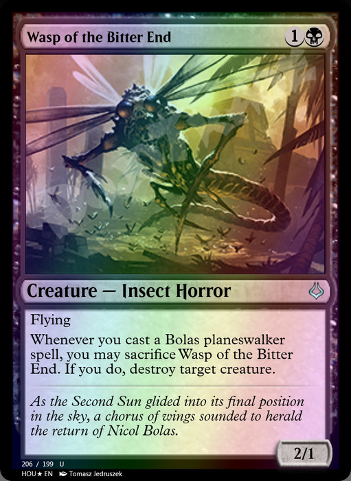 Wasp of the Bitter End FOIL