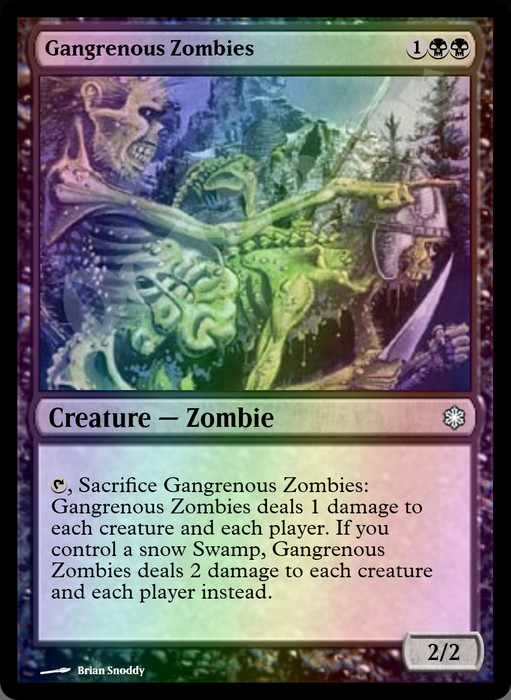 Gangrenous Zombies FOIL