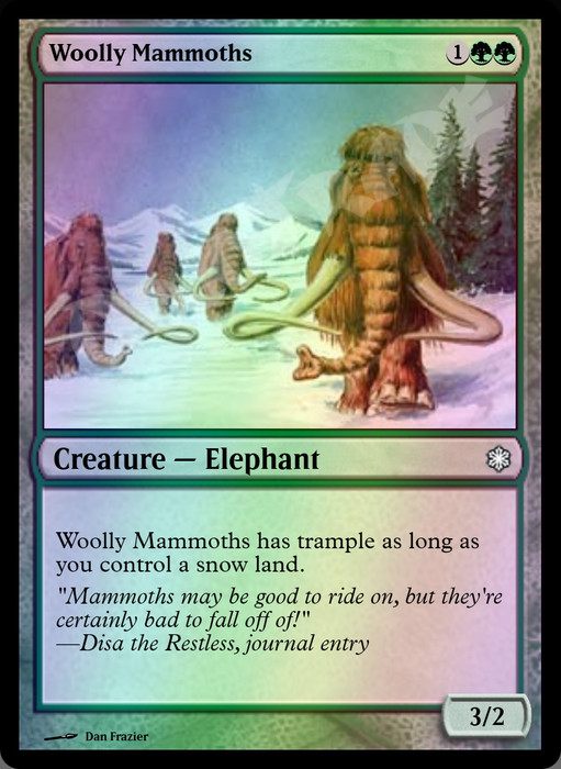 Woolly Mammoths FOIL