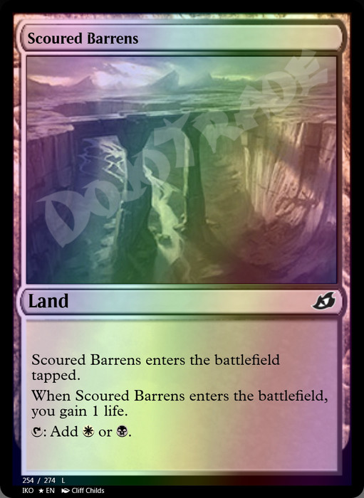 Scoured Barrens FOIL