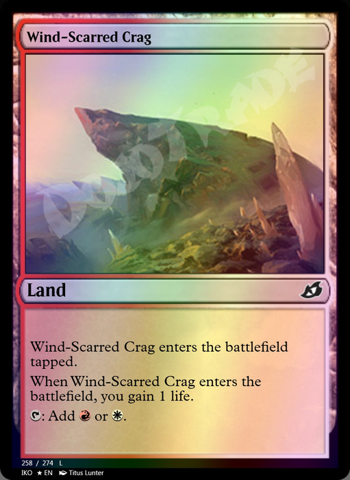 Wind-Scarred Crag FOIL