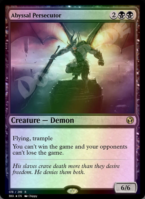 Abyssal Persecutor FOIL