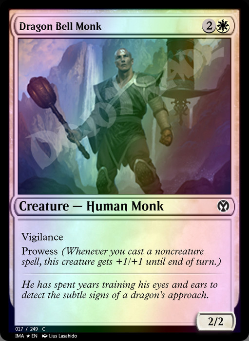 Dragon Bell Monk FOIL