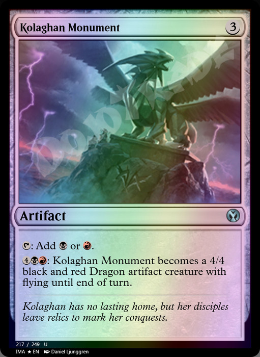 Kolaghan Monument FOIL