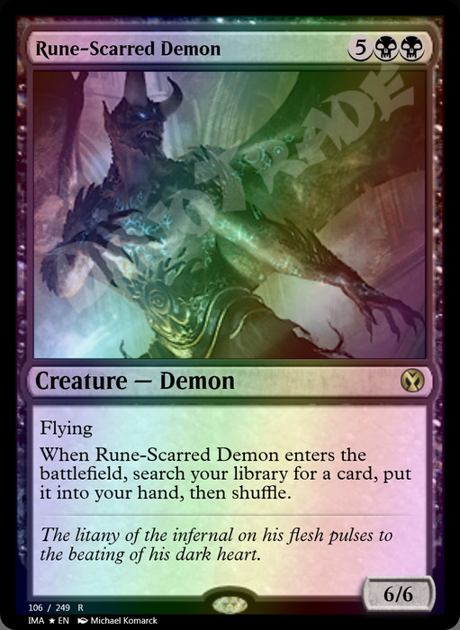 Rune-Scarred Demon FOIL