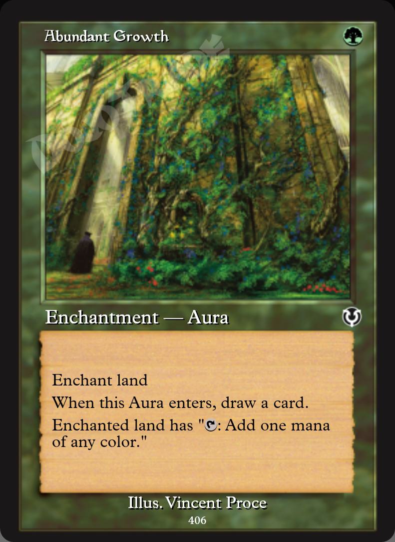 Abundant Growth (Retro Frame) FOIL