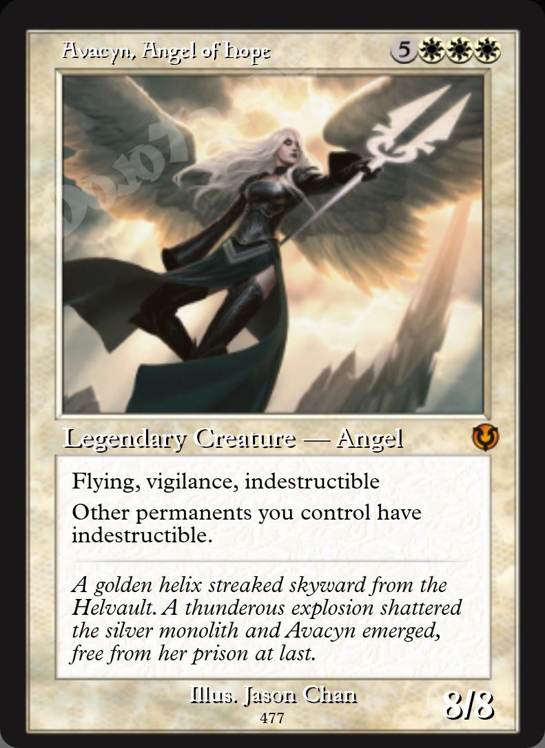 Avacyn, Angel of Hope (Retro Frame) FOIL