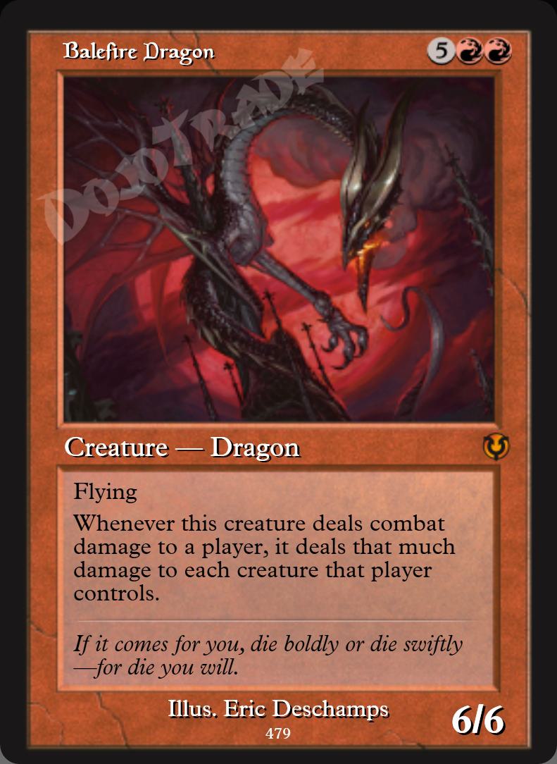 Balefire Dragon FOIL