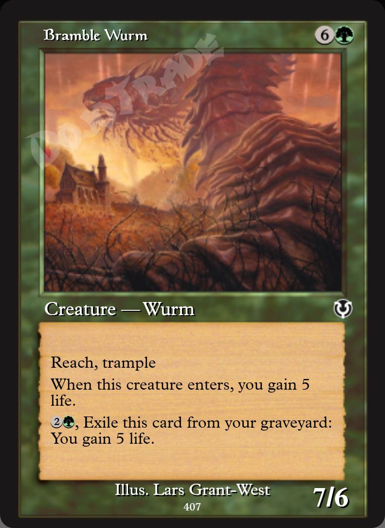 Bramble Wurm (Retro Frame) FOIL