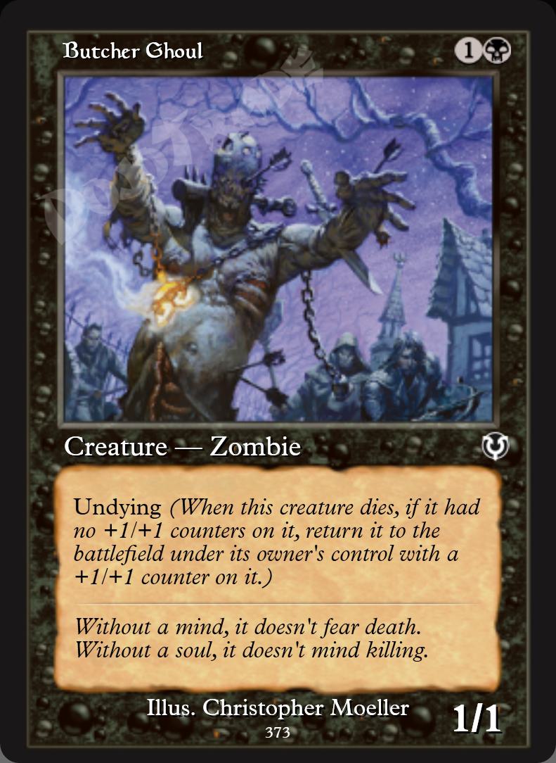 Butcher Ghoul (Retro Frame) FOIL