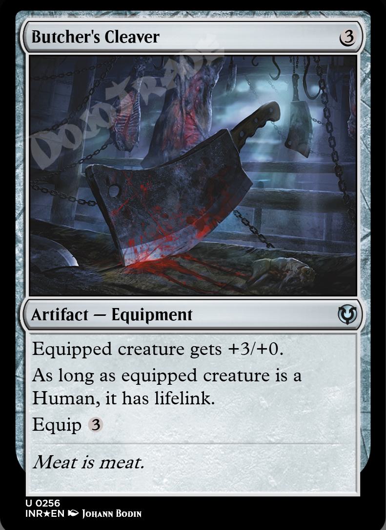 Butcher's Cleaver (Showcase) FOIL