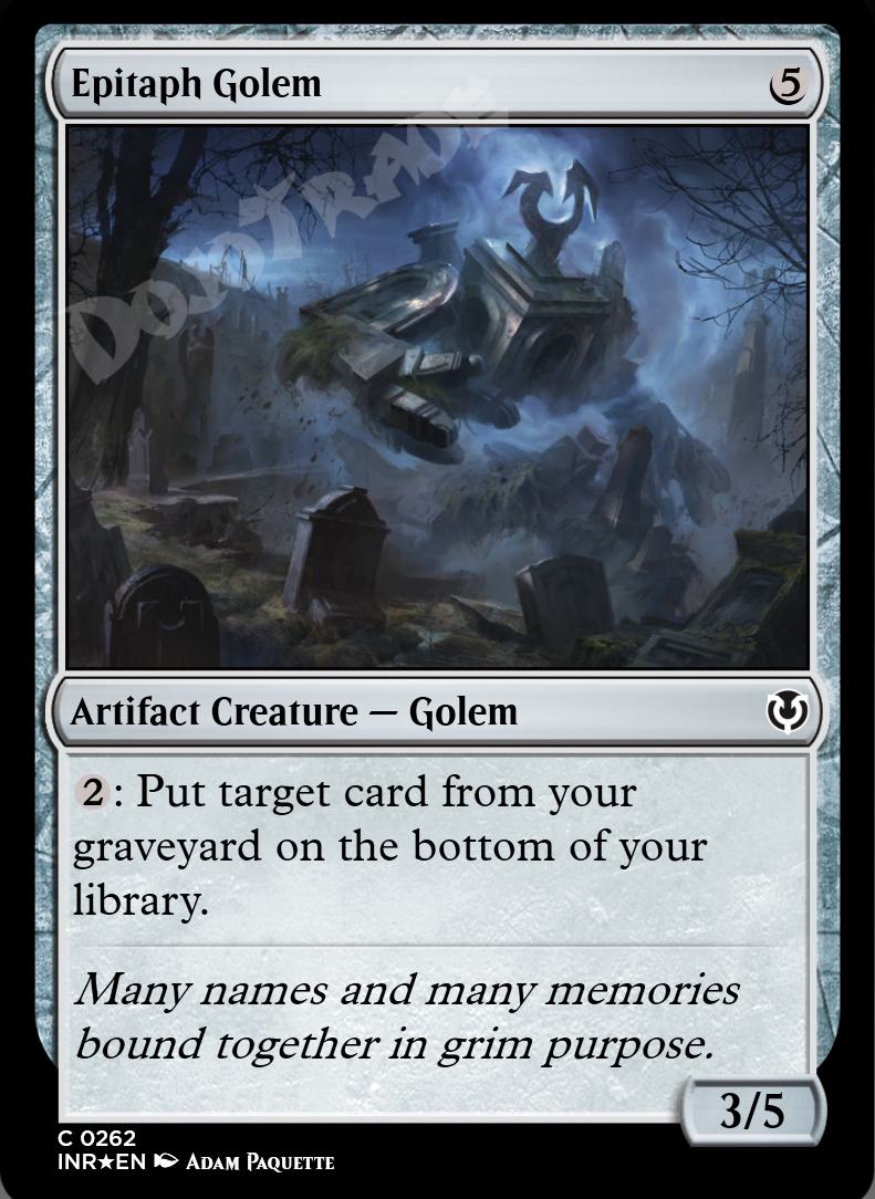 Epitaph Golem FOIL