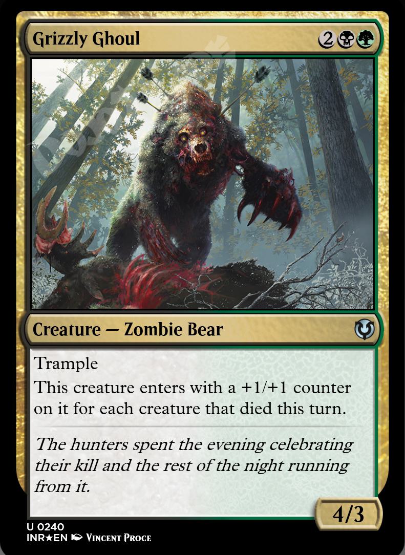 Grizzly Ghoul FOIL