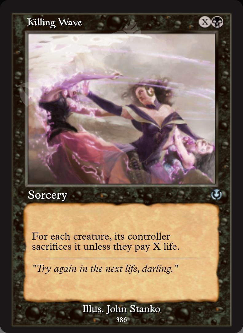 Killing Wave (Retro Frame) FOIL