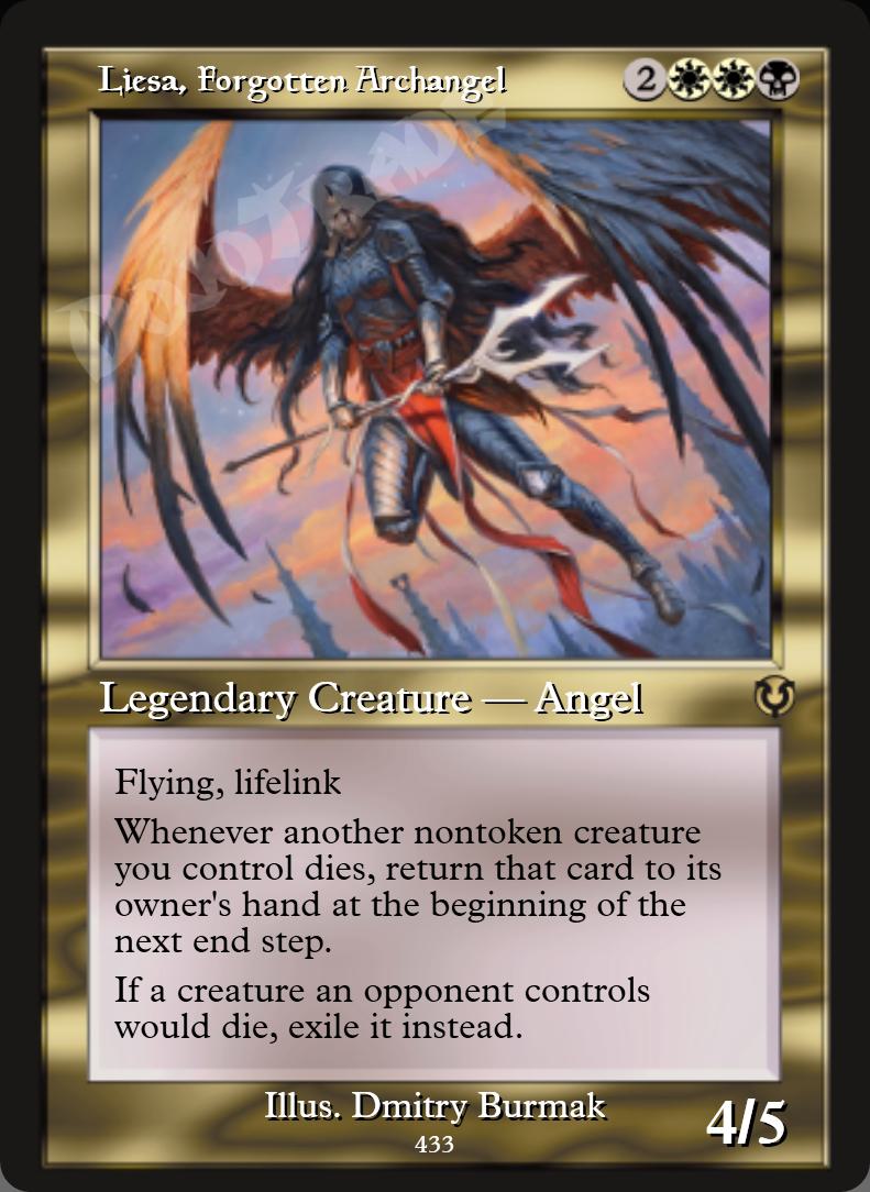 Liesa, Forgotten Archangel (Retro Frame) FOIL