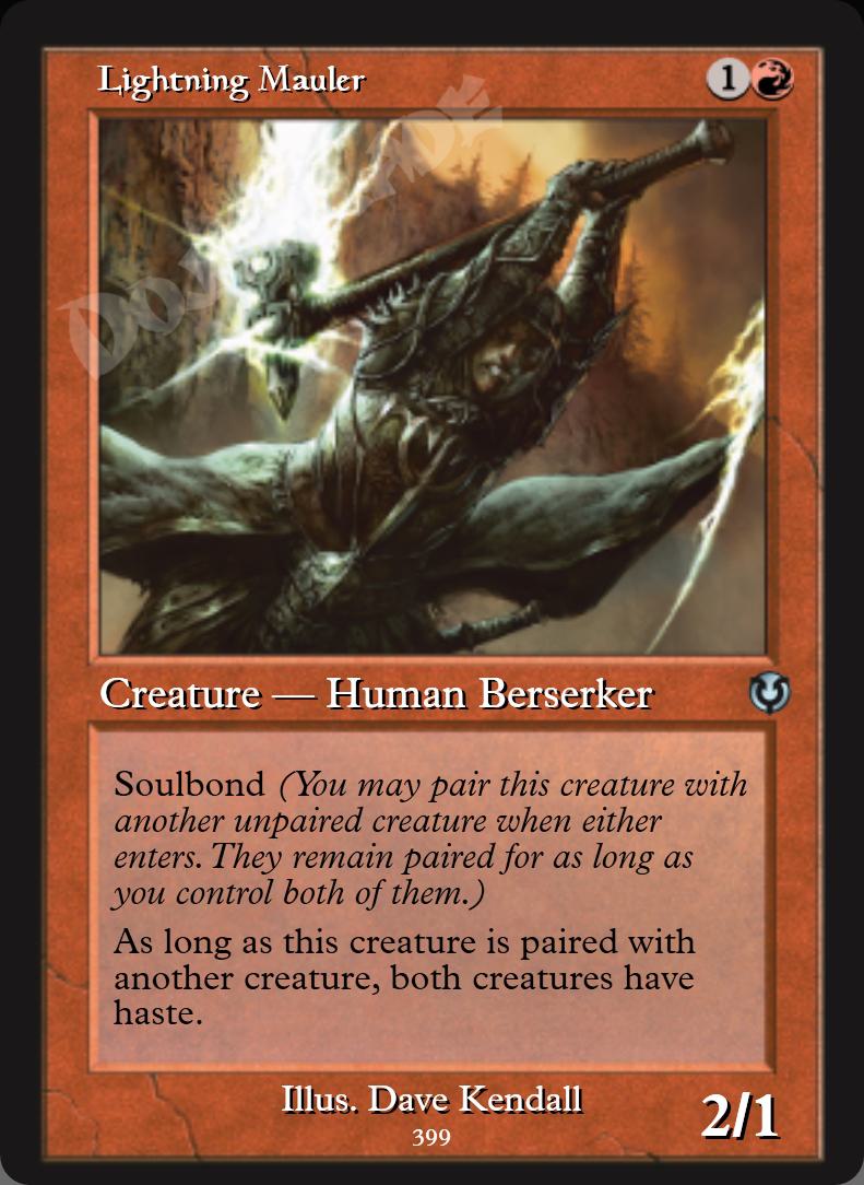 Lightning Mauler (Retro Frame) FOIL