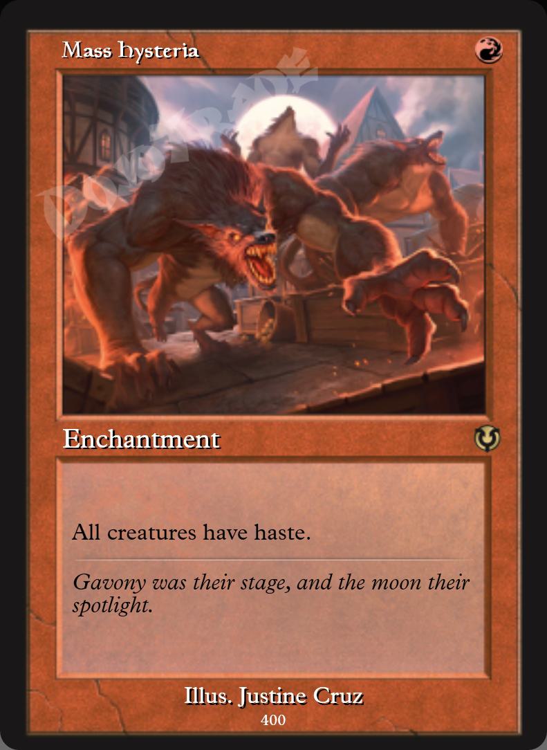 Mass Hysteria (Retro Frame) FOIL