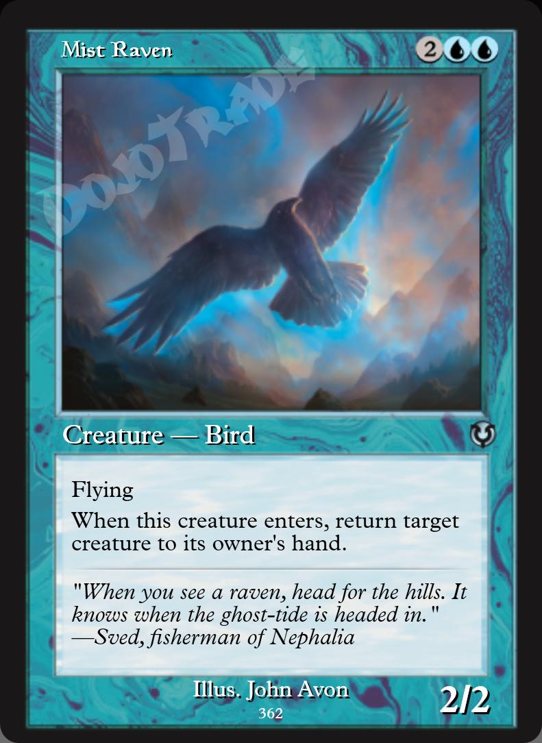 Mist Raven (Retro Frame) FOIL