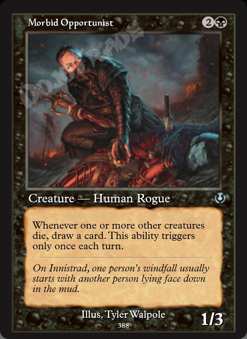 Morbid Opportunist (Retro Frame) FOIL