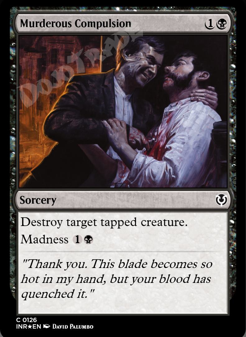 Murderous Compulsion FOIL