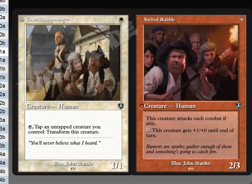 Town Gossipmonger (Retro Frame) FOIL