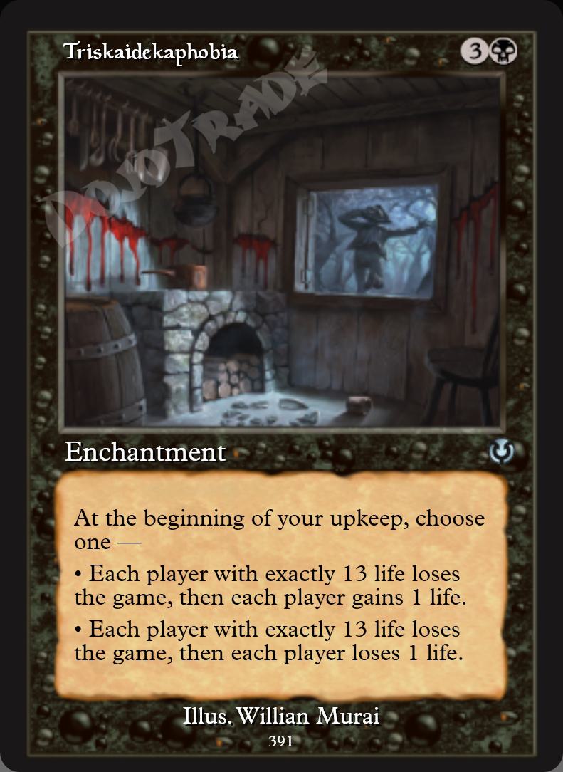 Triskaidekaphobia (Retro Frame) FOIL