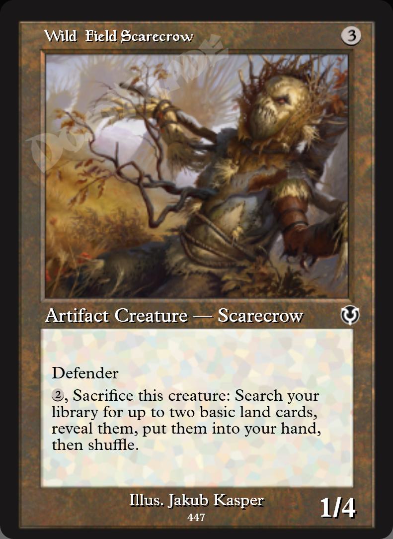 Wild-Field Scarecrow (Retro Frame) FOIL