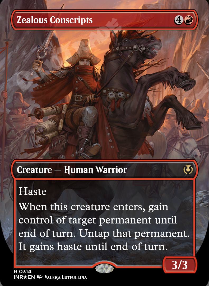 Zealous Conscripts (Showcase) FOIL