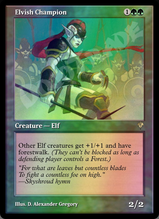 Elvish Champion FOIL