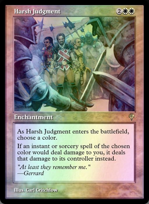 Harsh Judgment FOIL