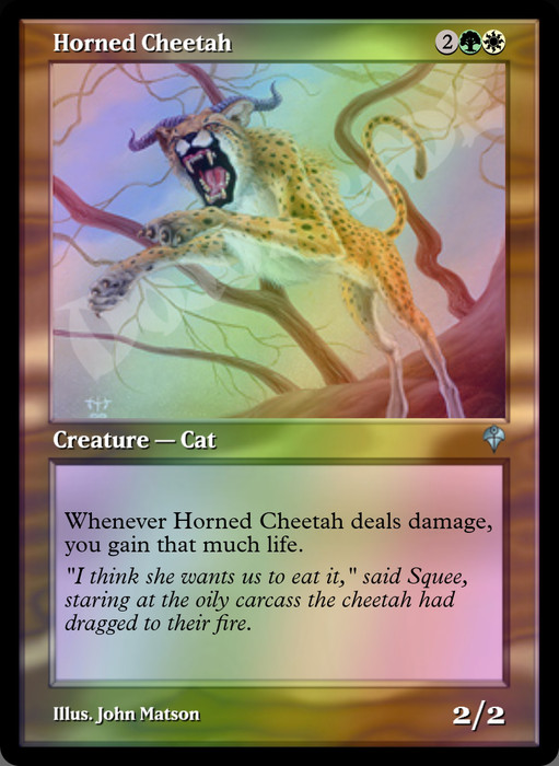 Horned Cheetah FOIL