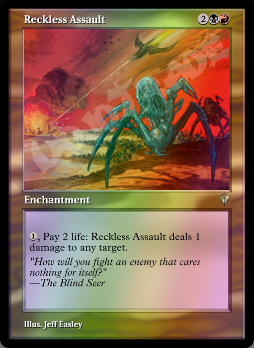 Reckless Assault FOIL