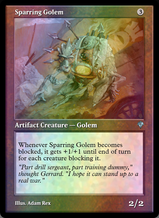 Sparring Golem FOIL