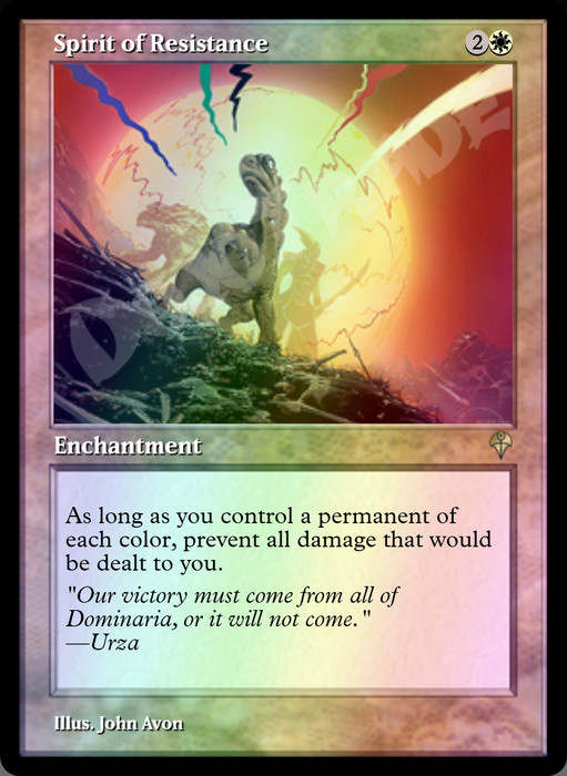 Spirit of Resistance FOIL