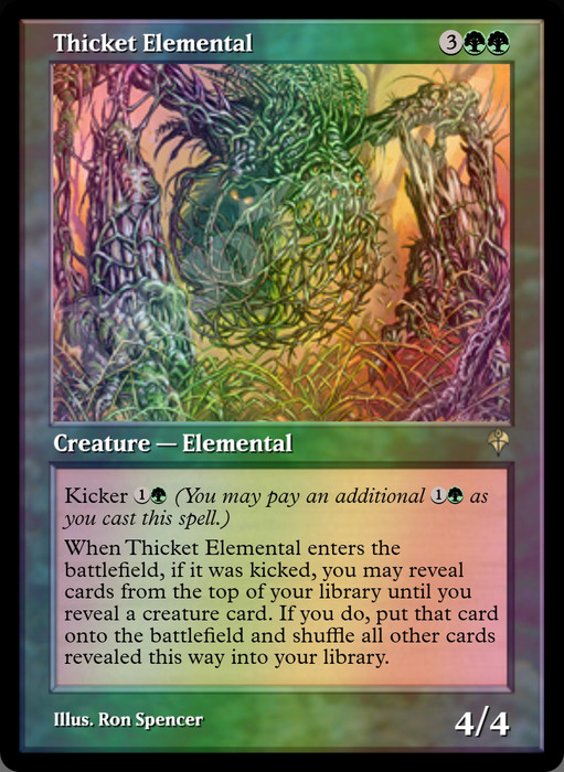 Thicket Elemental FOIL