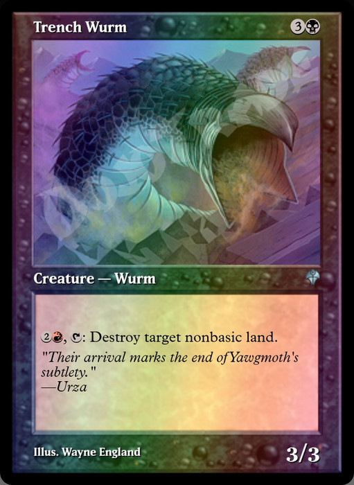 Trench Wurm FOIL