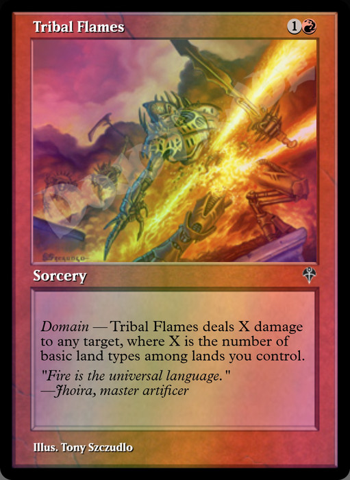 Tribal Flames FOIL