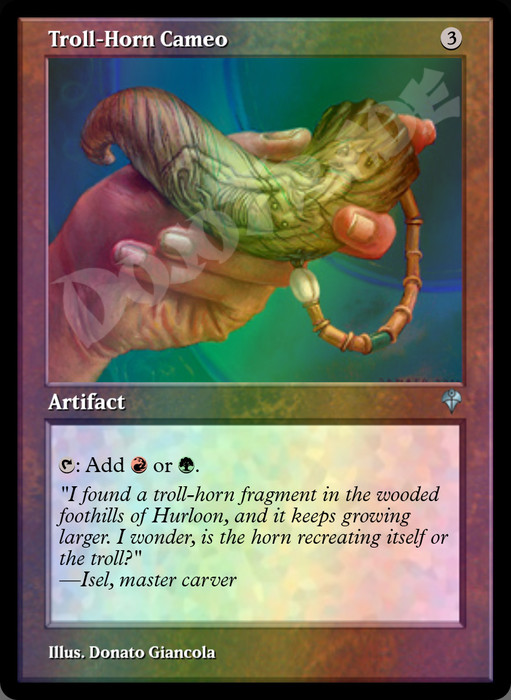 Troll-Horn Cameo FOIL