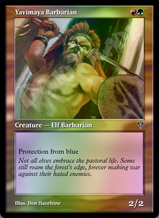 Yavimaya Barbarian FOIL