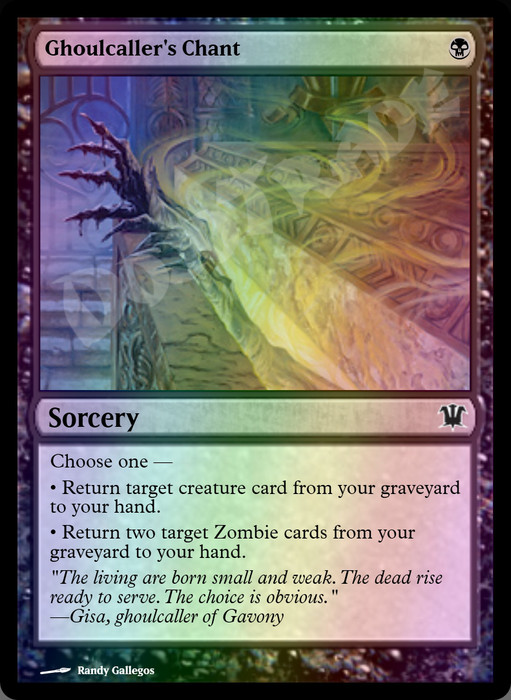 Ghoulcaller's Chant FOIL