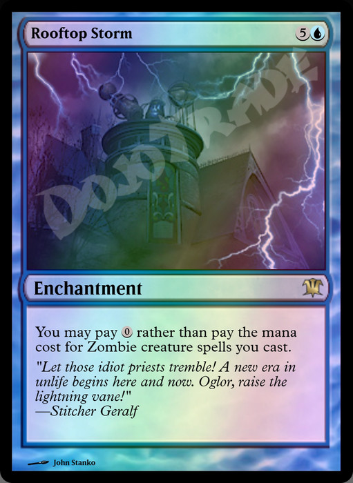 Rooftop Storm FOIL