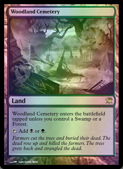 Woodland Cemetery FOIL