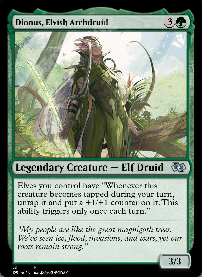 Dionus, Elvish Archdruid FOIL