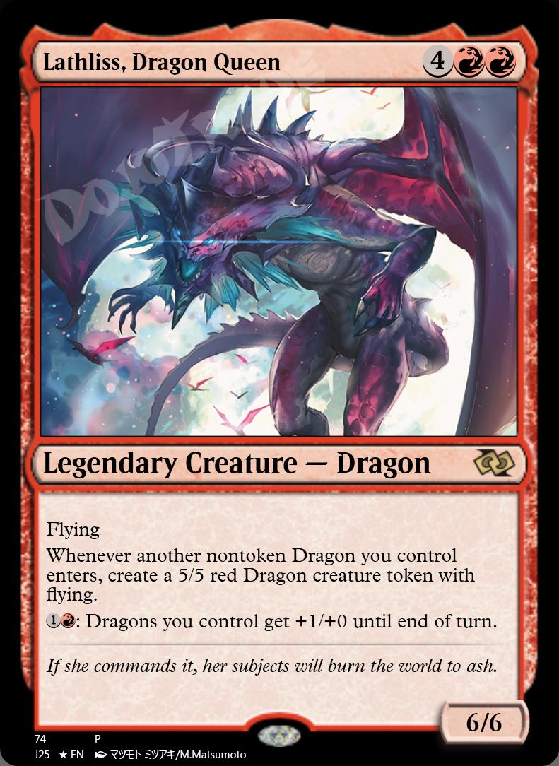 Lathliss, Dragon Queen FOIL