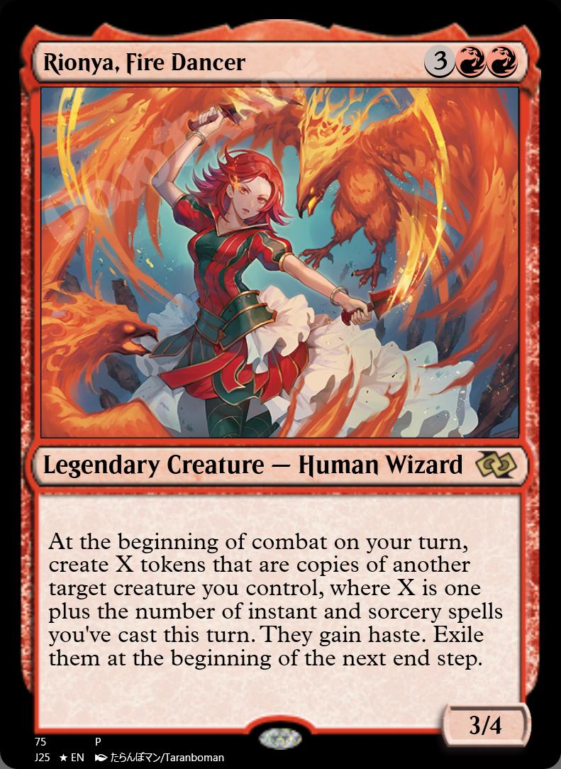 Rionya, Fire Dancer FOIL